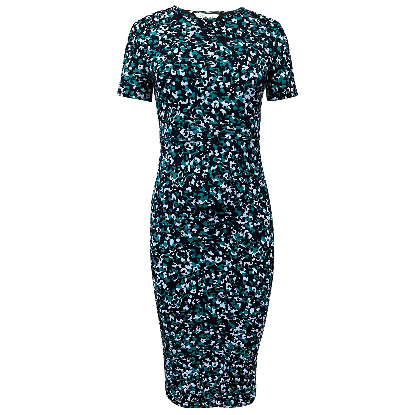 Vestido de lactancia con estampado de camuflaje