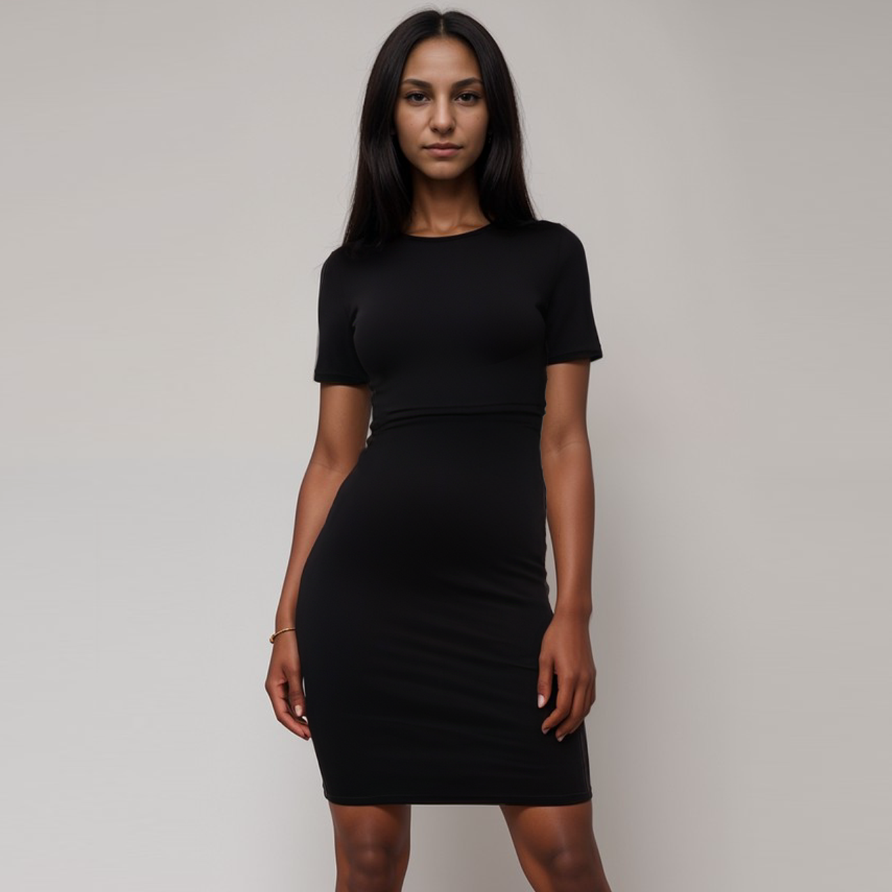 Robe noire d'allaitement