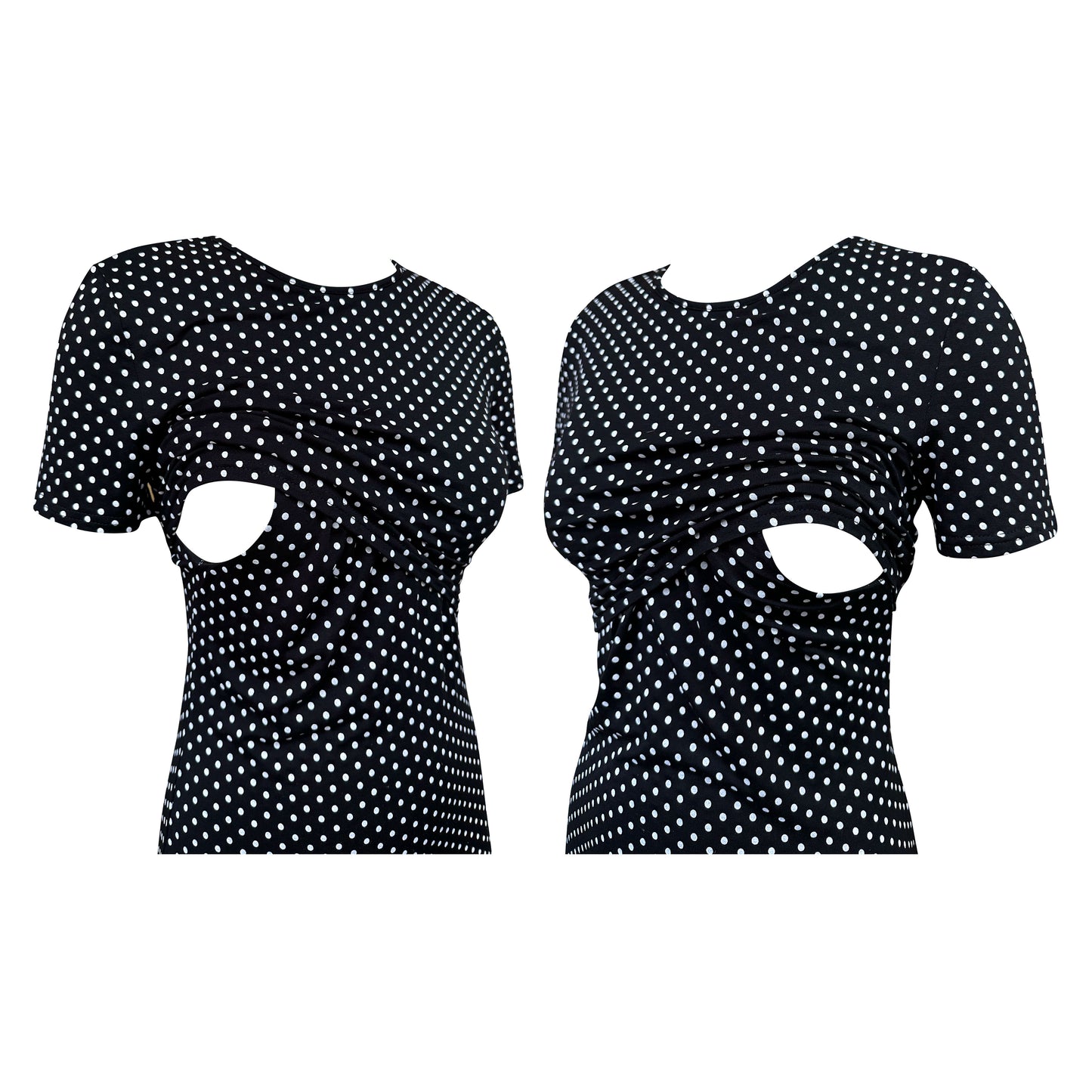 Vestido de lactancia con lunares