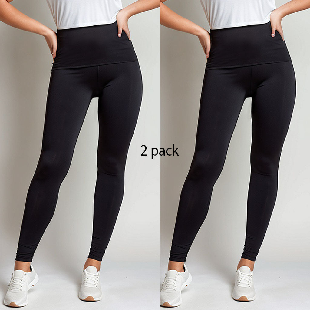 Leggings posparto, paquete de 2