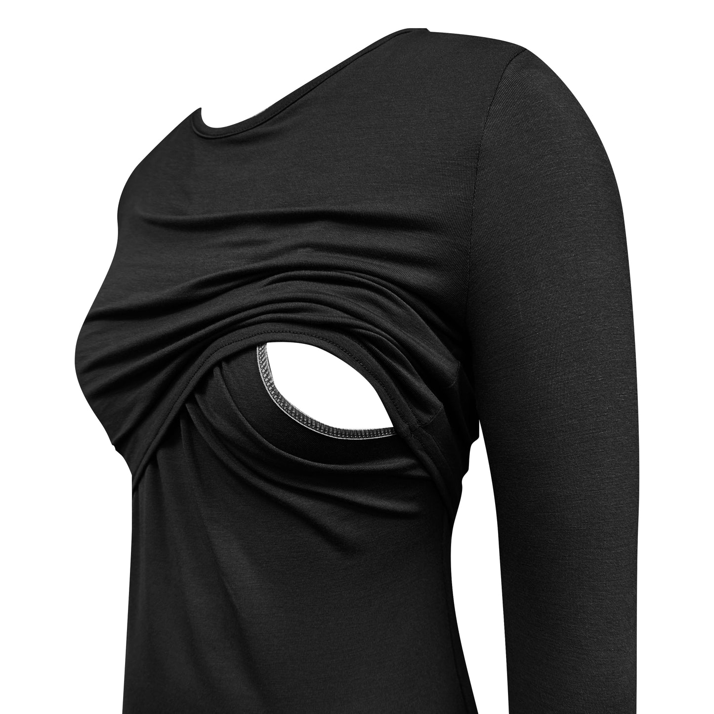 Vestido caqui de lactancia