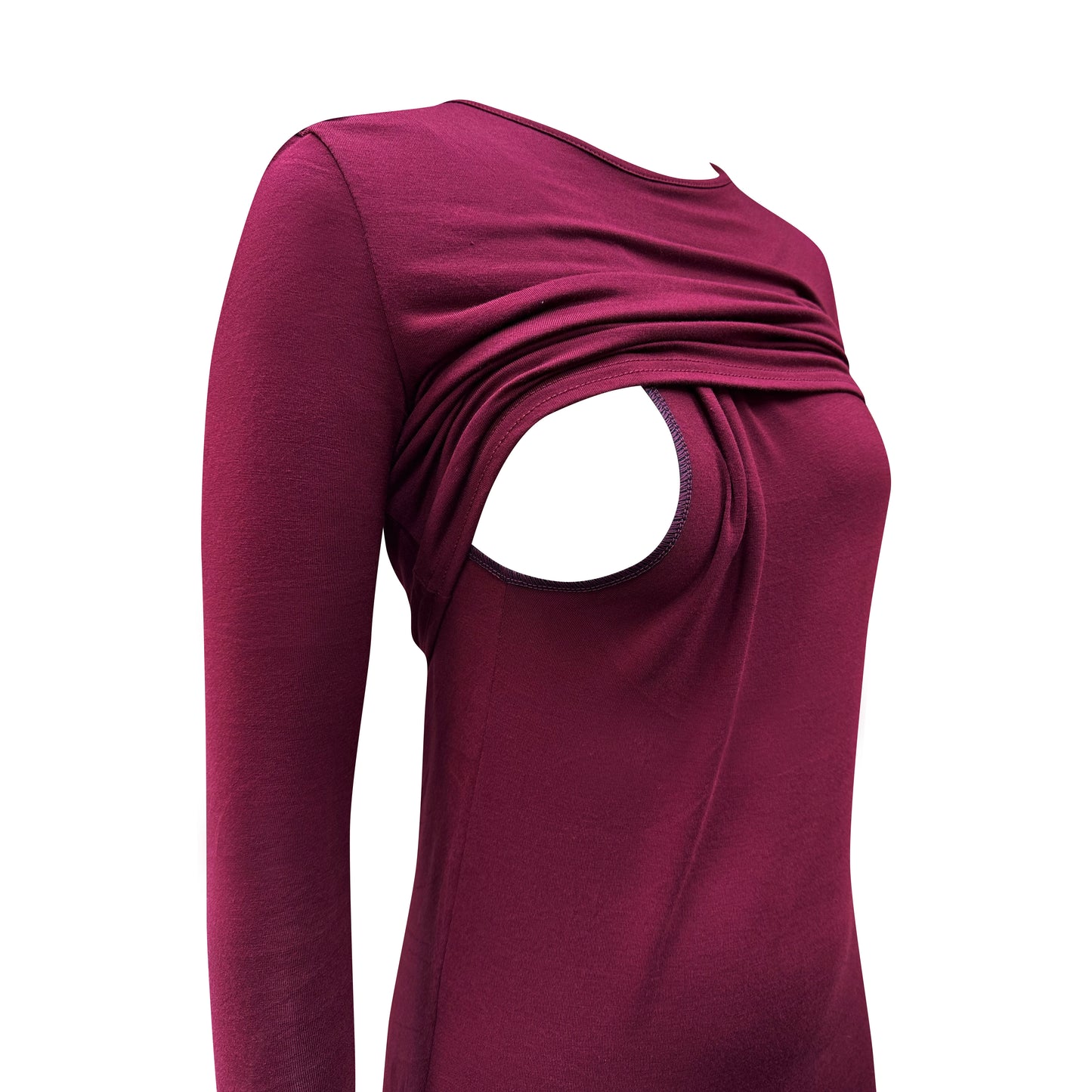 Vestido caqui de lactancia