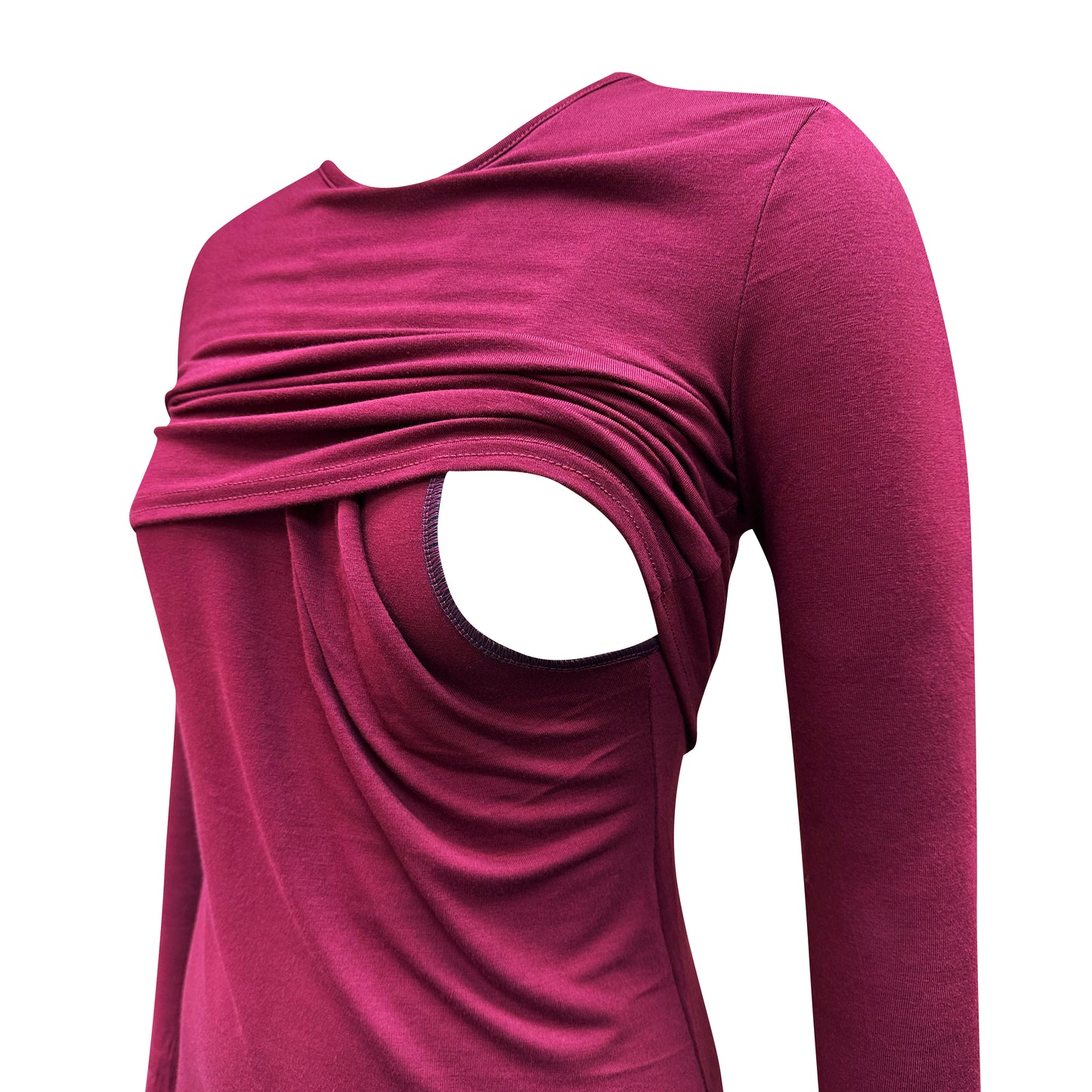 Vestido caqui de lactancia