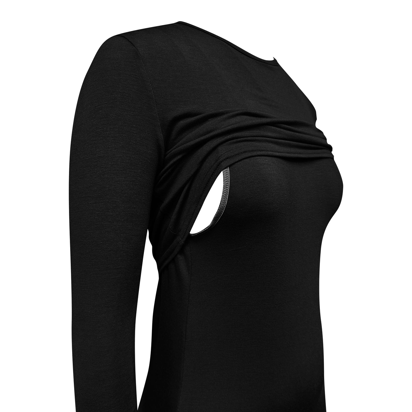 Vestido caqui de lactancia