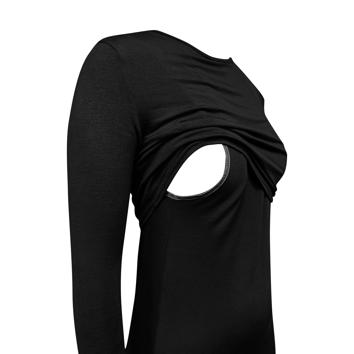Vestido caqui de lactancia