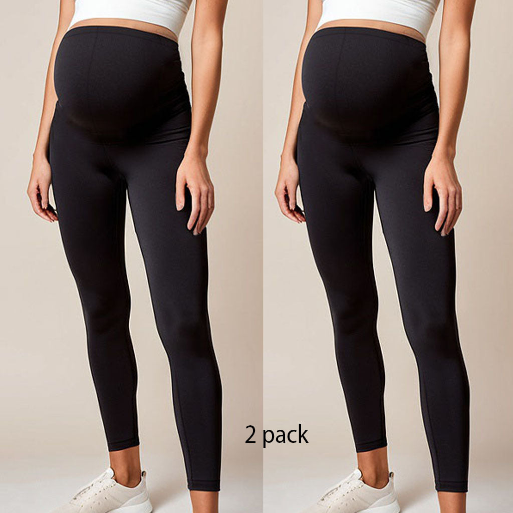 Leggings posparto, paquete de 2