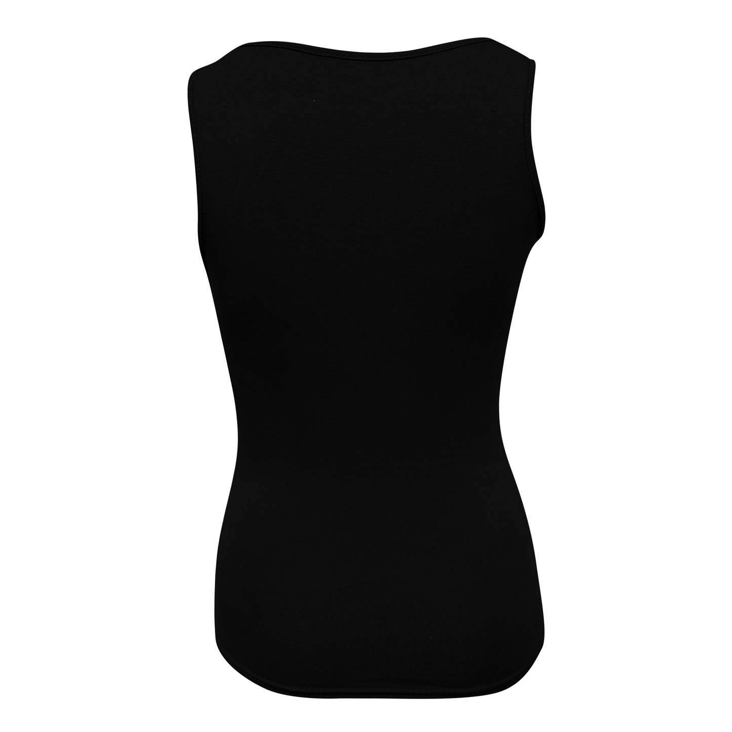 Chaleco de lactancia materna negro debajo del busto