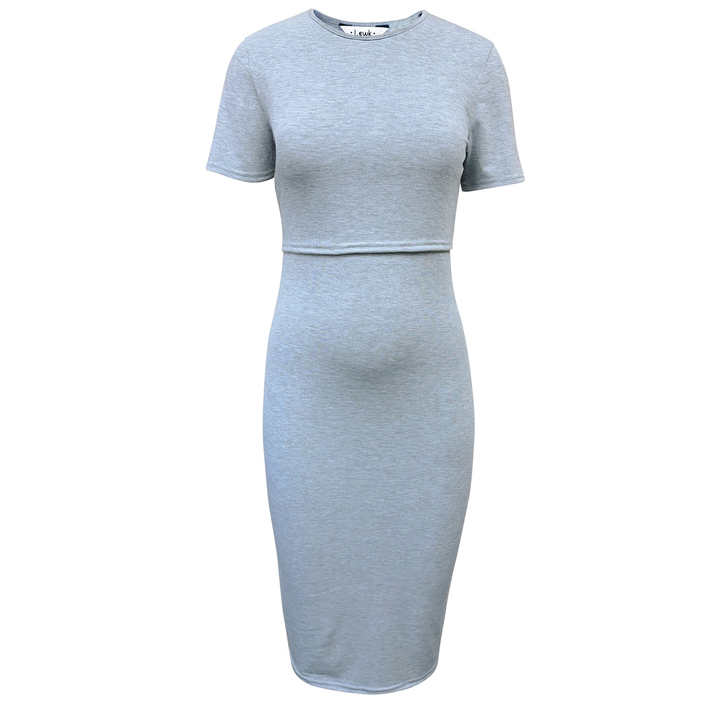 Grey Marl Nursing Dress