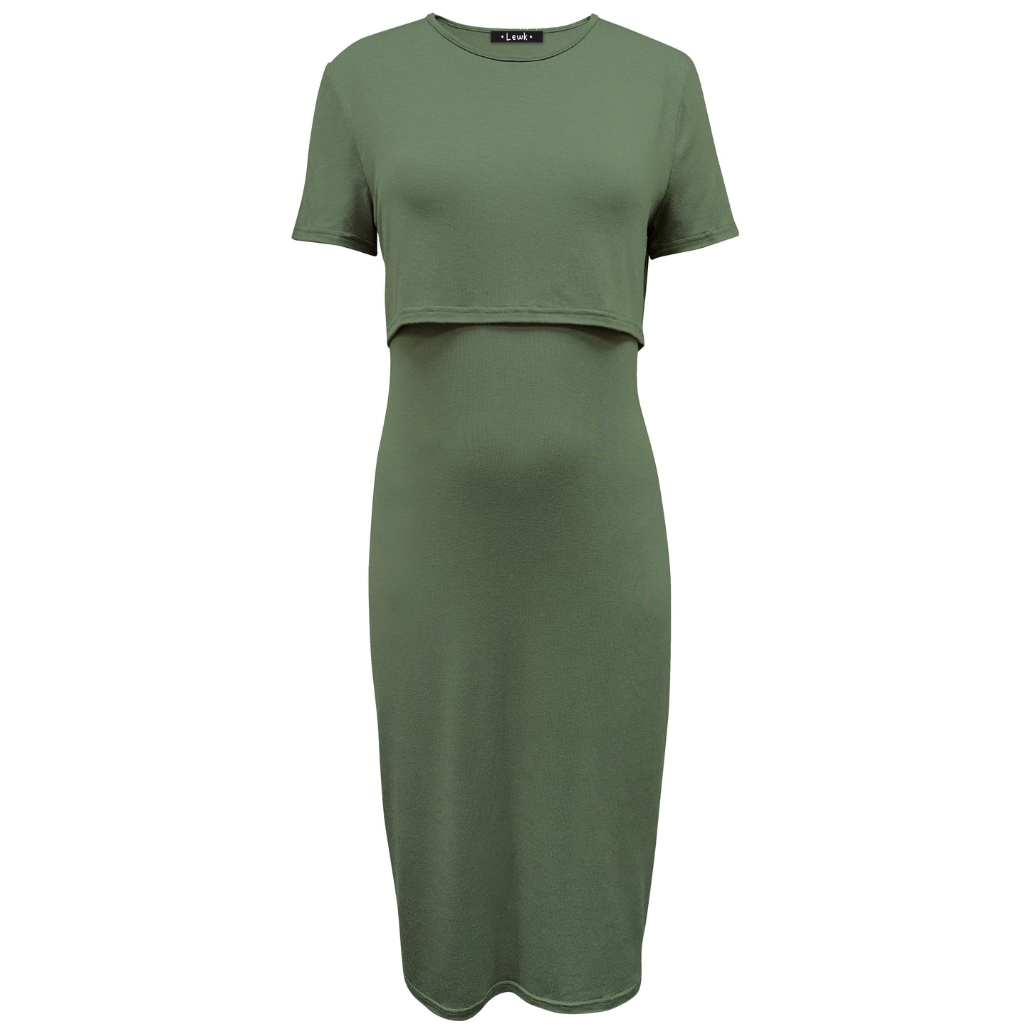 Nursing Khaki Dress