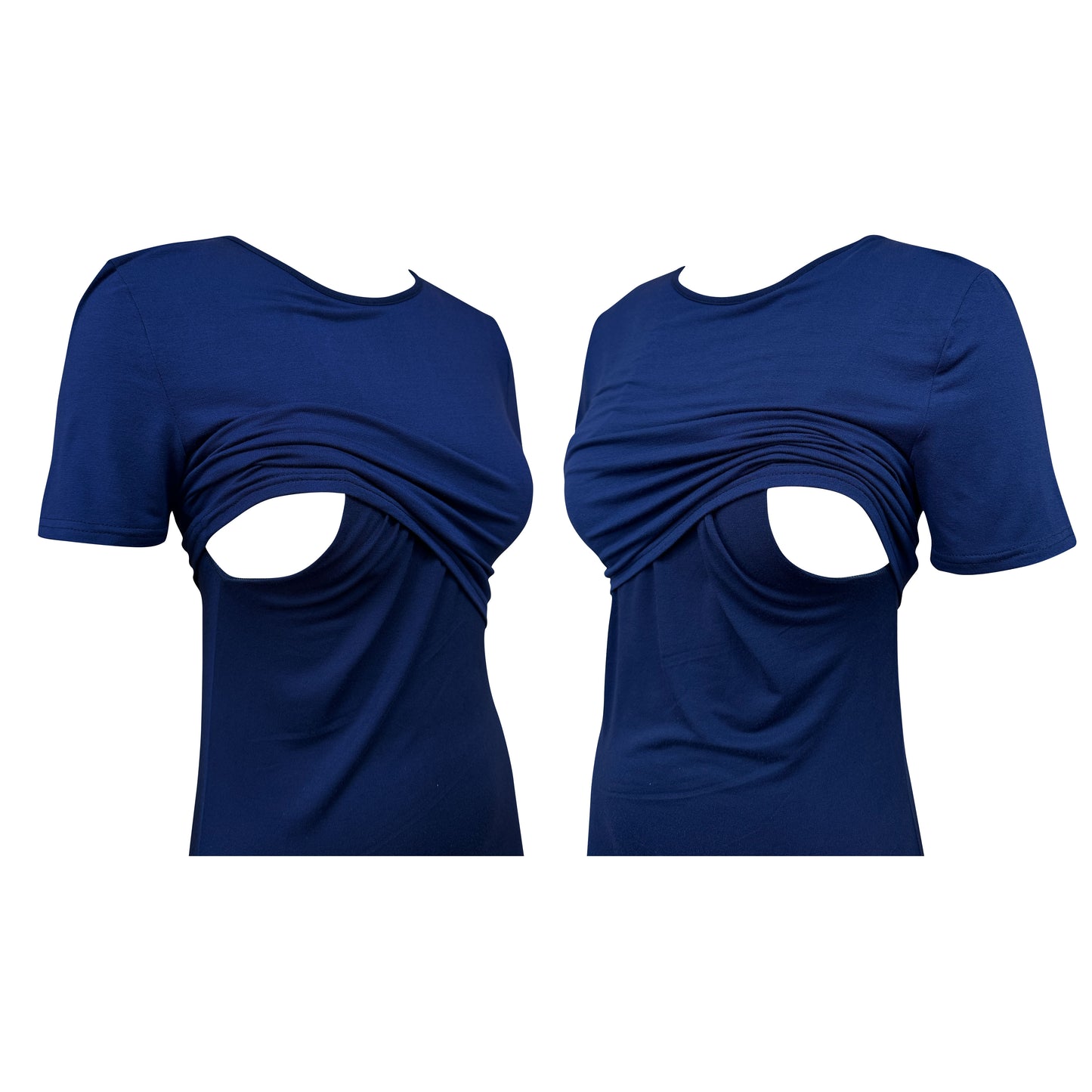 Nursing Navy Dress