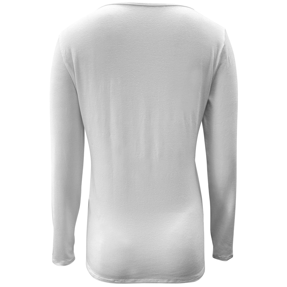 Nursing Long Sleeve White Top