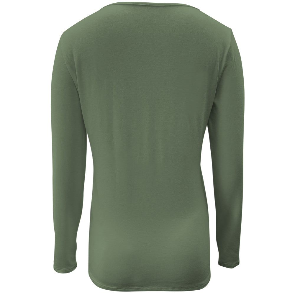 Nursing Long Sleeve Khaki Top