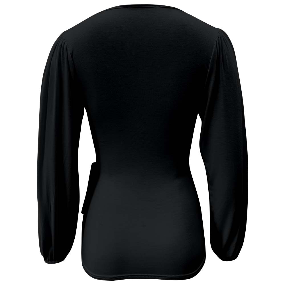 Nursing Puff long sleeve Black Top