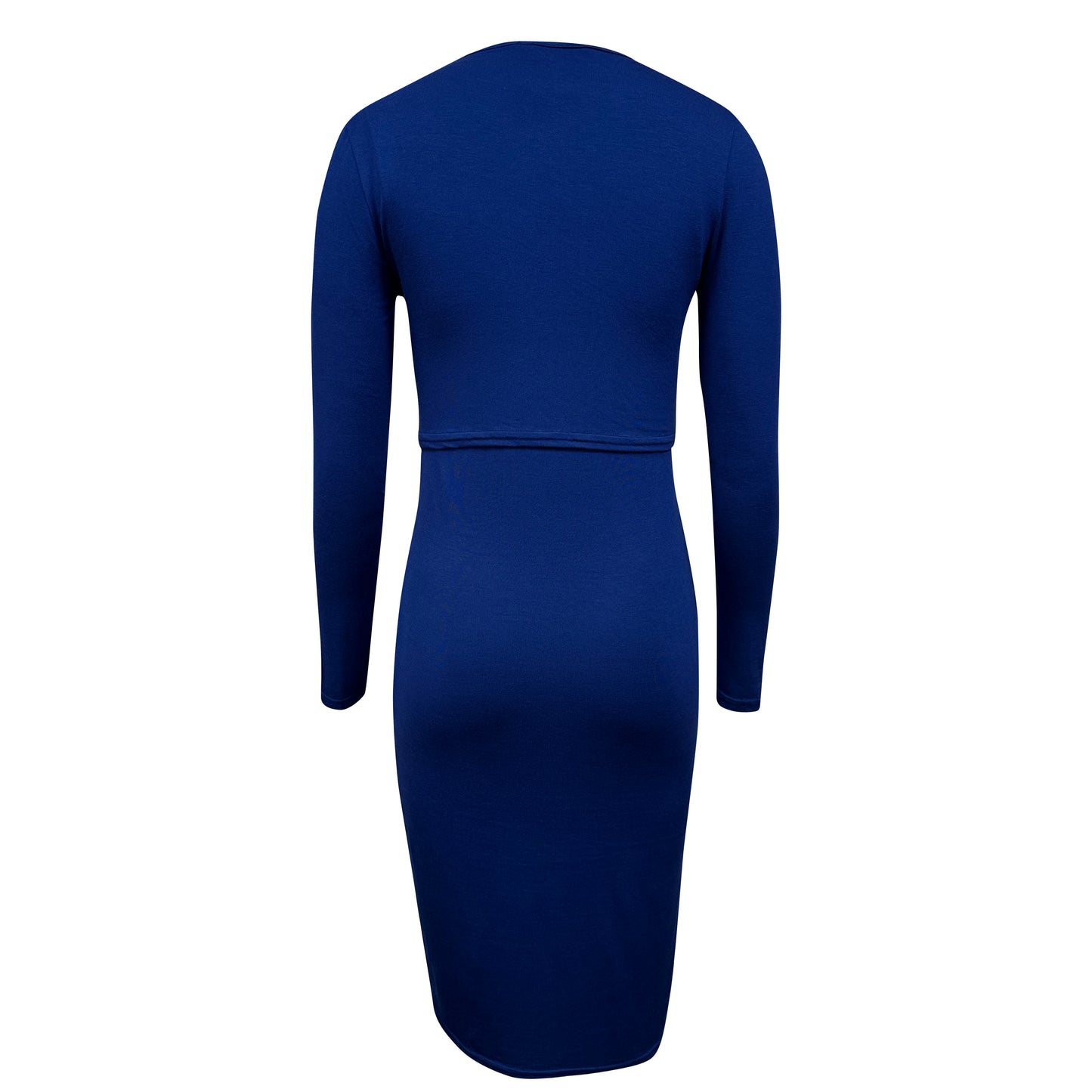 Nursing Long Sleeve Navy Dress