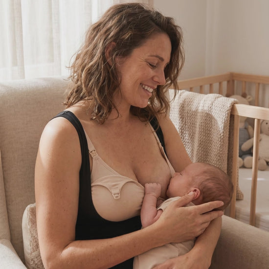 Video for Black Under-Bust Nursing Vest