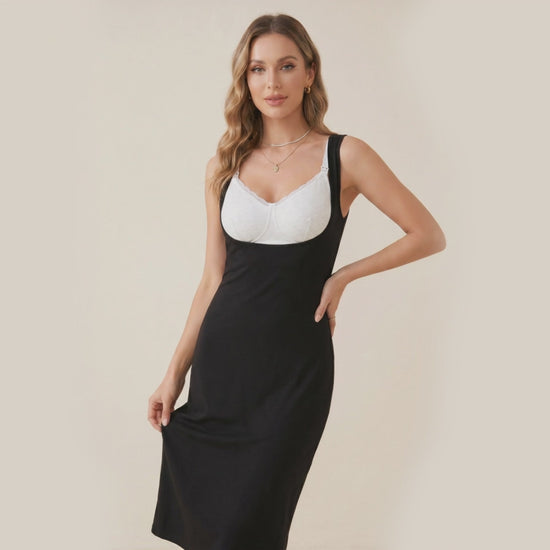 Video for Underbust Nursing Breastfeeding Column Dress