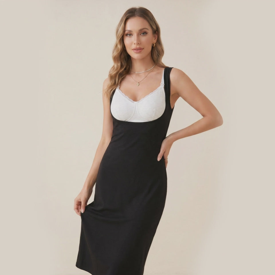 Video for Underbust Nursing Breastfeeding Column Dress