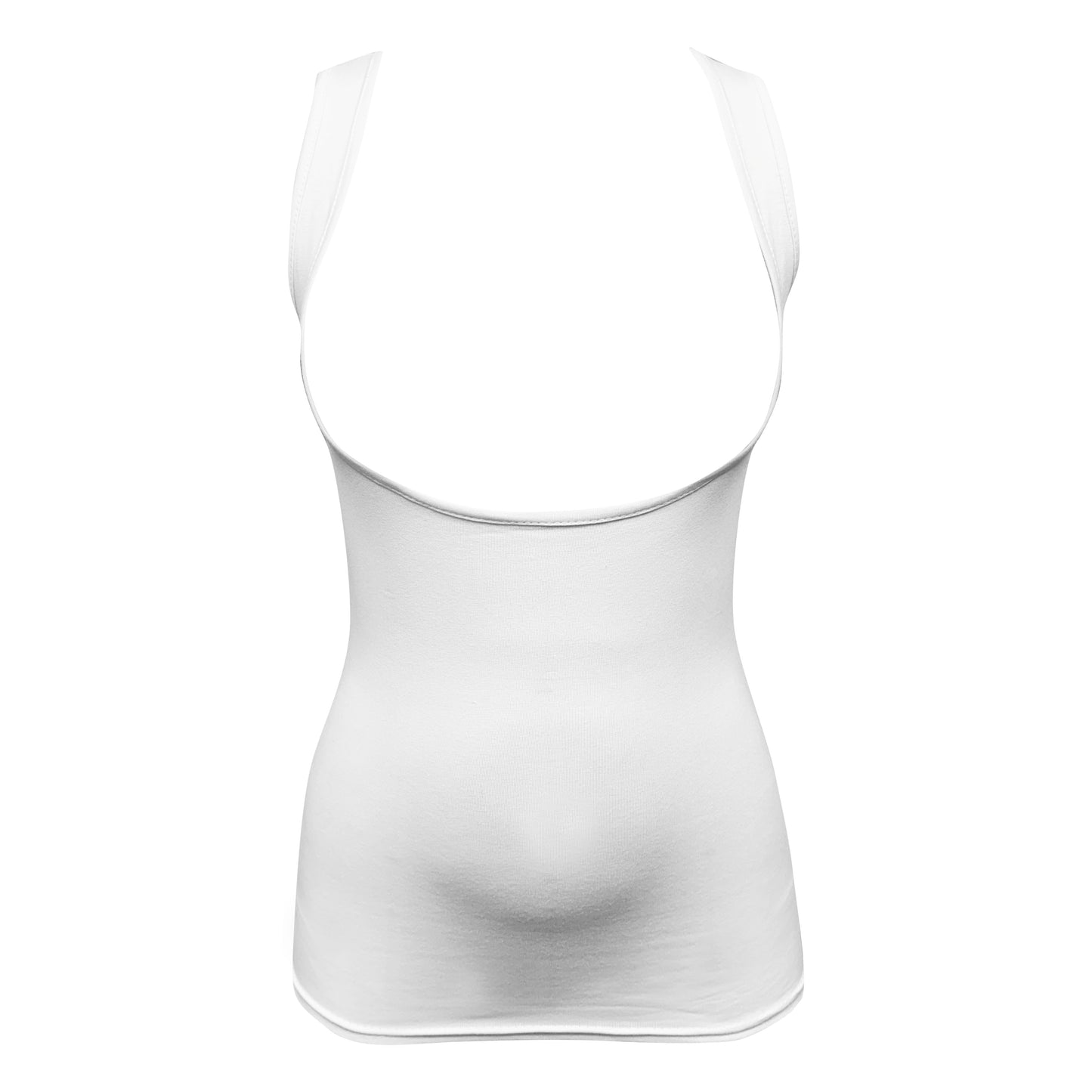 White Under Bust Nursing Breastfeeding Vest